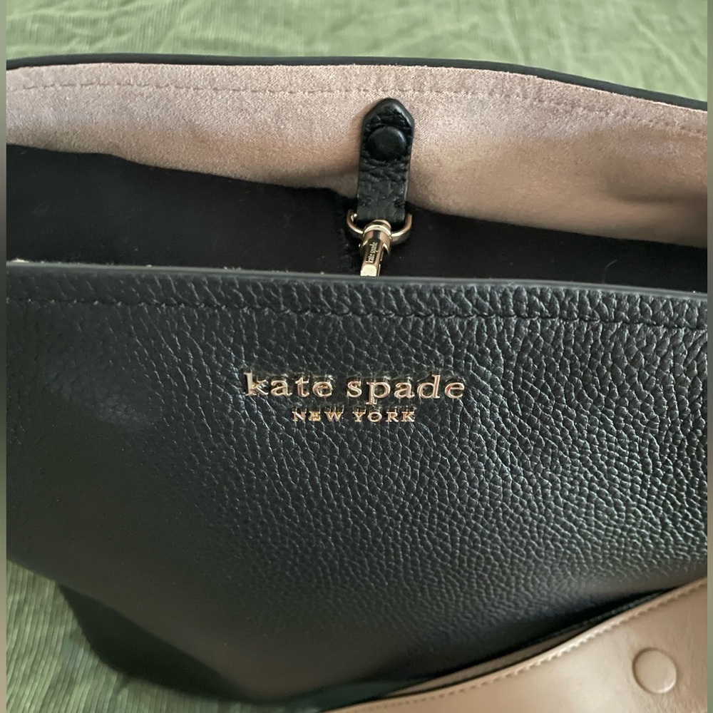 Kate Spade Leather Bucket Bag / Purse - Black NWT - Picture 4 of 12